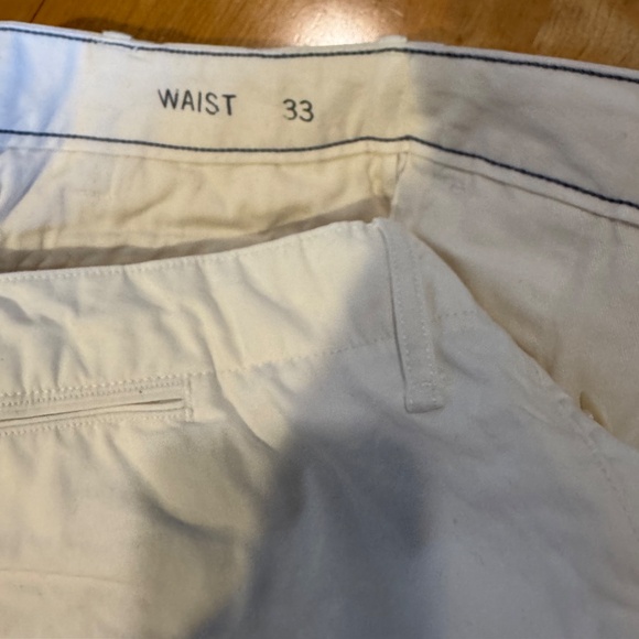 Ralph Lauren Double RL Ivory Flat Front Men Shorts - Picture 7 of 8